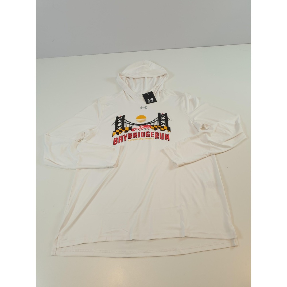 Under Armour Womens L Team Knockout Long Sleeve Lightweight Hoodie Shirt MD
